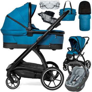 Muuvo TRICK wózek 3w1 z fotelikiem Maxi Cosi CORAL 360