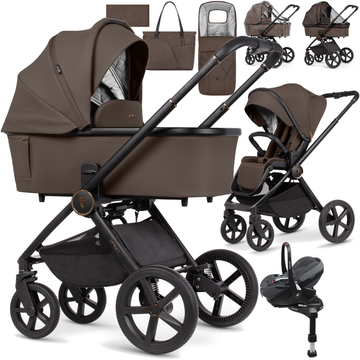 Venicci UPLINE 2 wózek 4w1 z Maxi Cosi PEBBLE 360 PRO 2 + baza 