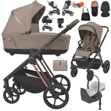 Espiro MILOO 2.0 wózek 4w1 + fotelik Cybex CLOUD T i-Size + baza