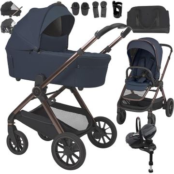 Espiro CODE wózek 4w1 + fotelik Maxi Cosi PEBBLE 360 PRO 2 + baza