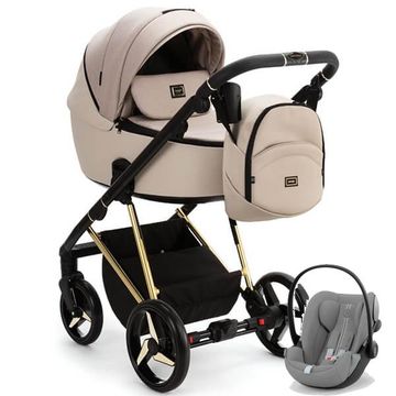 Adamex BLANC SPECIAL EDITION wózek 3w1 z fotelikiem Cybex CLOUD G i-Size