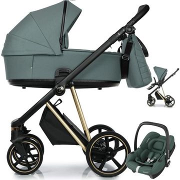 ROAN IVI 2.0 wózek 3w1 + fotelik Maxi Cosi CABRIO FIX i-Size