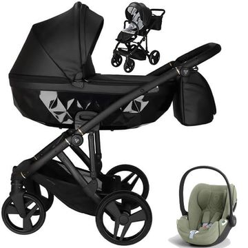 Junama CLASSIC wózek 3w1 z fotelkiem Cybex CLOUD T i-Size