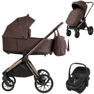 Adamex BIANCO wózek 3w1 + fotelik Maxi Cosi CORAL SLIDE PRO