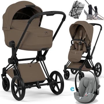Cybex e-PRIAM 5.0 STYLE wózek 3w1 + fotelik Cybex CLOUD G3 i-Size