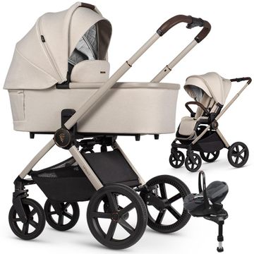Venicci TINUM UPLINE 2 wózek 4w1 + Maxi Cosi PEBBLE 360 PRO 2 + baza 