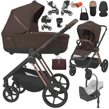 Espiro MILOO 2.0 wózek 4w1 + fotelik Cybex CLOUD T i-Size + baza