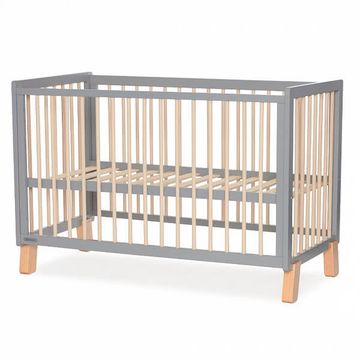 KINDERKRAFT LUNKY XL łóżeczko drewniane 2w1