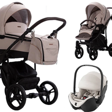 Bebetto BRESSO ONYX wózek 3w1 z fotelikiem Britax BABY-SAFE PRO