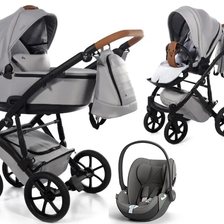 JUNAMA SPACE wózek 3w1 z fotelikiem Cybex CLOUD T i-Size