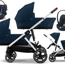 CYBEX GAZELLE S wózek bliźniaczy 3w1 z fotelikiem Cybex CLOUD G3 i-Size