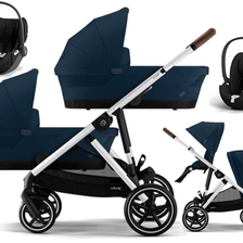 CYBEX GAZELLE S wózek bliźniaczy 3w1 z fotelikiem Cybex CLOUD T i-Size
