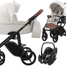 BEBETTO LUCA PRO wózek 3w1 z fotelikiem MAXI COSI PEBBLE PRO