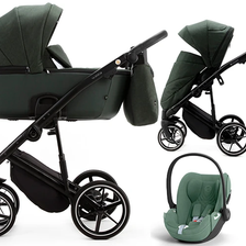 Adamex MOBI NEW wózek 3w1 z fotelikiem Cybex CLOUD T i-Size