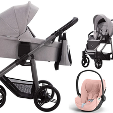 BEBETTO VULCANO wózek 3w1 z fotelikiem CYBEX CLOUD T i-Size