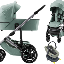 Britax SMILE 5Z wózek 3w1 z fotelikiem SWANDOO ALBERT 1.2 + baza