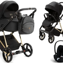 Adamex BLANC SPECIAL EDITION wózek 3w1 z fotelikiem Cybex CLOUD T i-Size