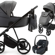 Adamex BLANC LUX wózek 3w1 + Maxi Cosi PEBBLE 360 PRO 2