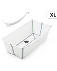 Stokke FLEXI BATH XL wanienka do kąpieli z wkładką dla noworodka | WHITE