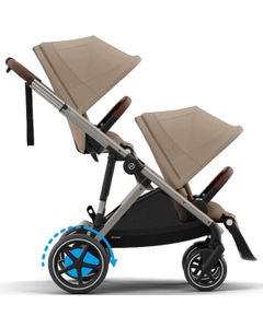 Cybex E-GAZELLE S wózek bliźniaczy spacerowy