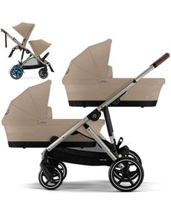 Cybex E-GAZELLE S wózek bliźniaczy 2w1