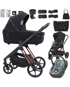 Espiro MILOO wózek 3w1 + fotelik Maxi Cosi CORAL 360