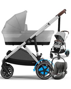CYBEX E-GAZELLE S wózek 3w1 + fotelik Cybex CLOUD T