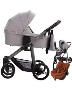 Bebetto VULCANO w&oacute;zek 3w1 + fotelik Maxi Cosi PEBBLE Slide PRO
