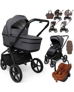 Muuvo FOLD wózek 3w1 + fotelik Maxi Cosi PEBBLE SLIDE PRO