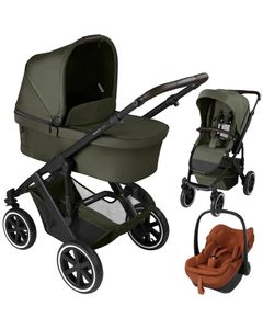 ABC Design SALSA 5 AIR w&oacute;zek 3w1 + fotelik Maxi Cosi PEBBLE SLIDE PRO