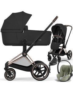 Cybex PRIAM 5.0 COMFORT w&oacute;zek 4w1 + Cybex CLOUD T i-Size + Baza T
