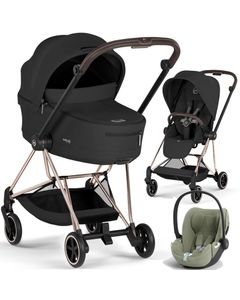 Cybex MIOS 4.0 COMFORT w&oacute;zek 3w1 + fotelik Cybex Cloud T i-Size