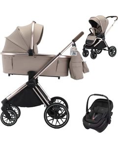 Adamex SPARK w&oacute;zek 3w1 + fotelik Maxi Cosi CORAL SLIDE PRO