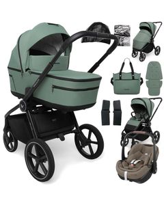 Muuvo FIVE wózek 3w1 + fotelik Maxi Cosi PEBBLE 360 PRO 2