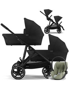 CYBEX GAZELLE S w&oacute;zek bliźniaczy 3w1 z fotelikiem Cybex CLOUD T i-Size