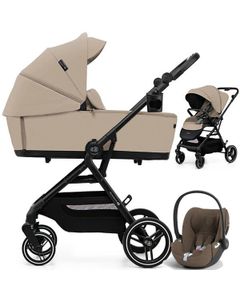 Kinderkraft YOXI wózek 3w1 z fotelikiem Cybex CLOUD T PLUS i-Size