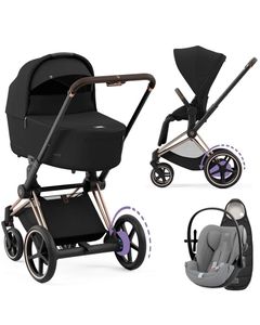 Cybex e-PRIAM 4.0 wózek elektryczny 3w1 + fotelik CLOUD G i-Size