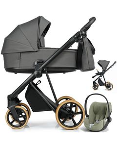 ROAN IVI 2.0 wózek 3w1 + fotelik Cybex CLOUD T i-Size