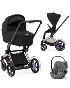 Cybex e-PRIAM 4.0 wózek elektryczny 3w1 + fotelik CLOUD G i-Size