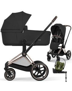 Cybex PRIAM 5.0 COMFORT wózek 4w1 + fotelik Cybex CLOUD G3 i-Size + Baza G3
