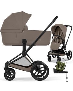 Cybex PRIAM 5.0 COMFORT wózek 4w1 + fotelik Cybex CLOUD G3 i-Size + Baza G3