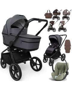 Muuvo FOLD wózek 3w1 + fotelik Cybex CLOUD T i-Size