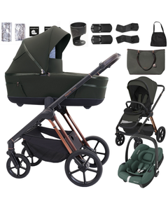 Espiro MILOO wózek 3w1 + fotelik Maxi Cosi CABRIO FIX i-Size