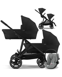 CYBEX GAZELLE S wózek bliźniaczy 3w1 z fotelikiem Cybex CLOUD G3 i-Size