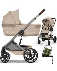 Cybex BALIOS S LUX FOLD 4w1 + fotelik Cybex CLOUD G3 i-Size + baza G3