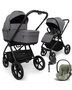 Muuvo ONE wózek 4w1 + fotelik Cybex CLOUD T + baza T