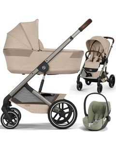 Cybex BALIOS S LUX FOLD w&oacute;zek 3w1 + fotelik Cybex CLOUD T i-Size