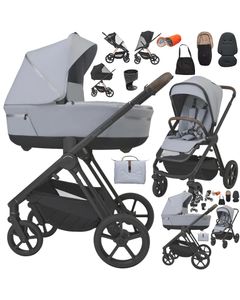 Espiro MILOO 2.0 wózek 4w1 + fotelik Cybex CLOUD T i-Size + baza
