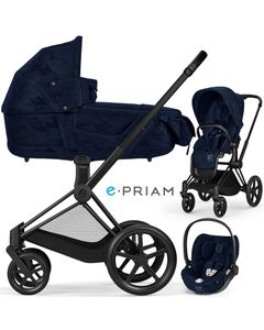 Cybex E-PRIAM 4.0 FASHION REBELLIOUS LUXURY wózek 3w1 z fotelikiem CLOUD T