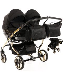 JUNAMA DIAMOND S DUO wózek bliźniaczy 2w1